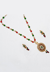 Captivating Polki Necklace Set